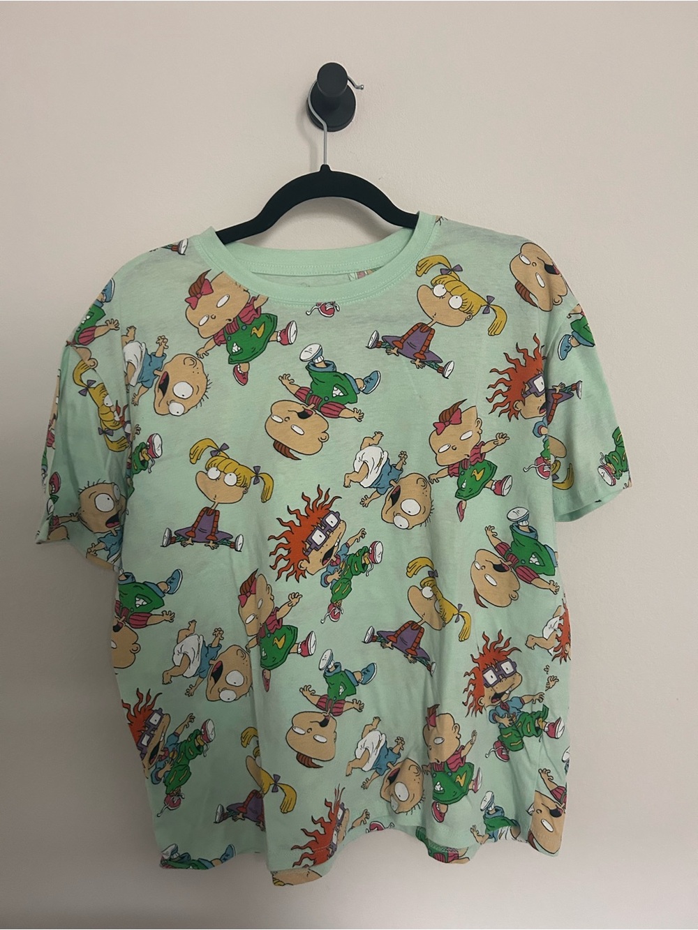 Nickelodeon Mint Green Rugrats All-Over Print Tee